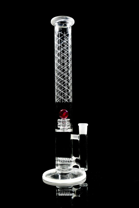 Gnob Glass 44mm 17" Reactor Stemline w/ Sandblasting - 6