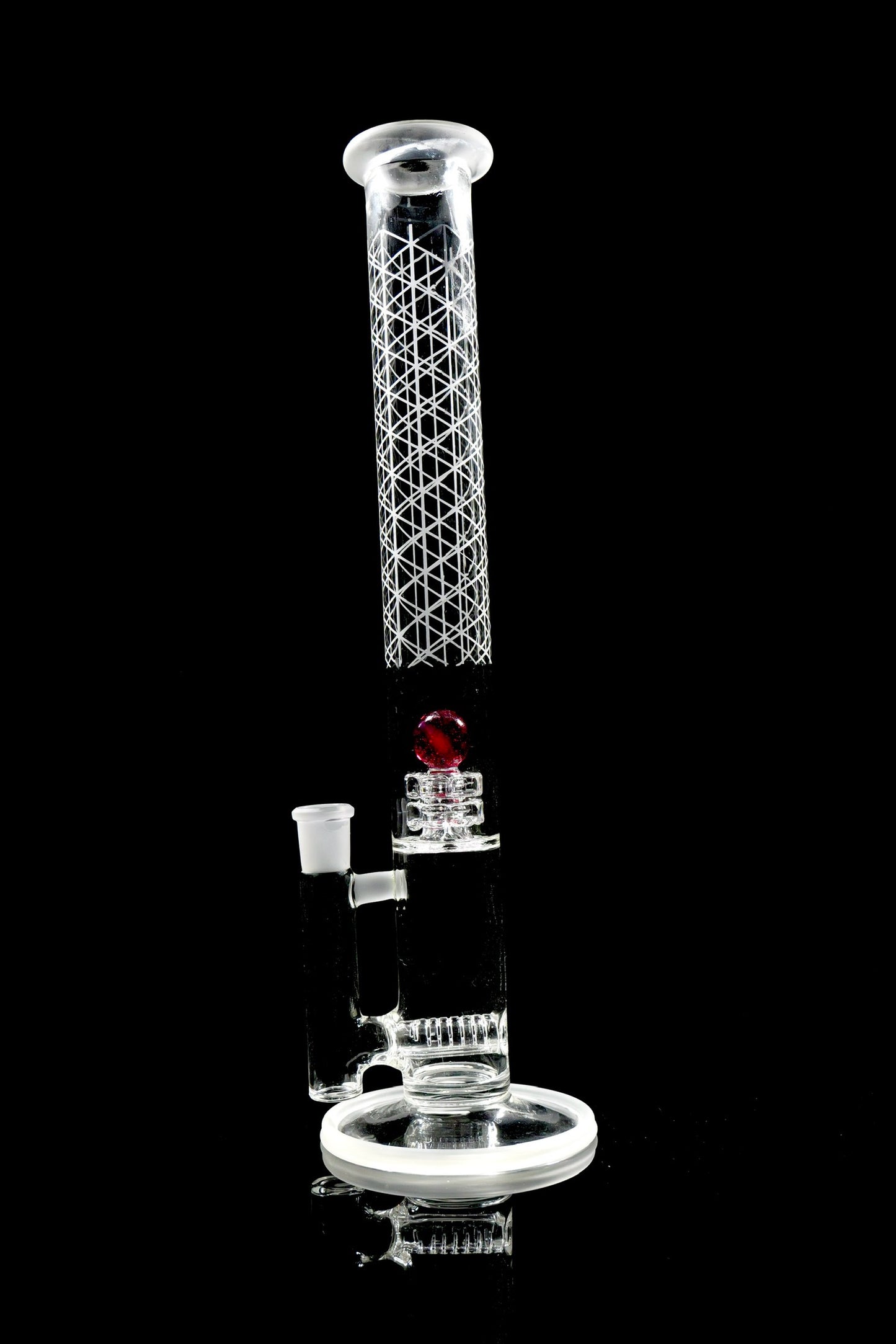 Gnob Glass 44mm 17" Reactor Stemline w/ Sandblasting - 6