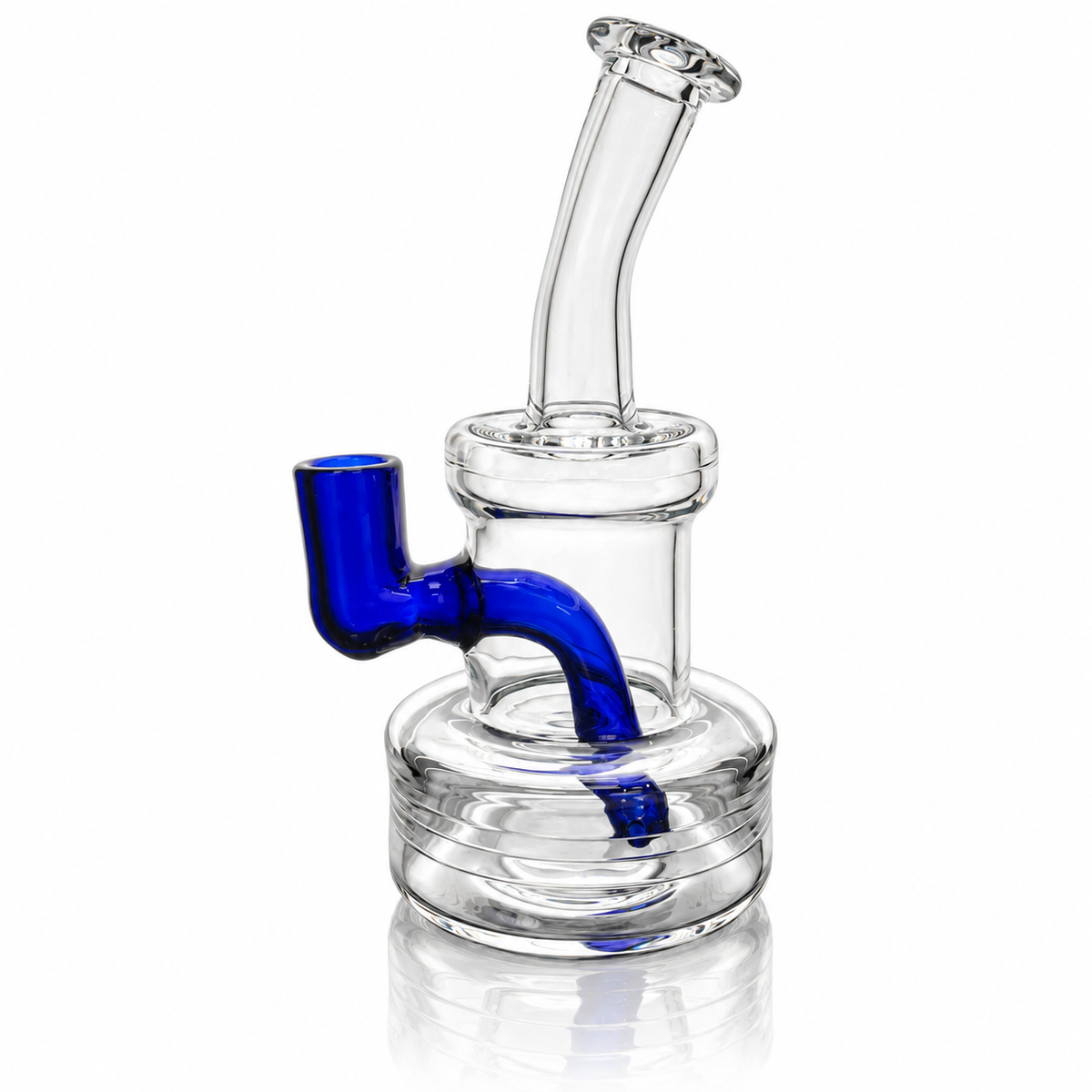 Mastah Glass 14mm Colour Accented Plumber Mini Tube