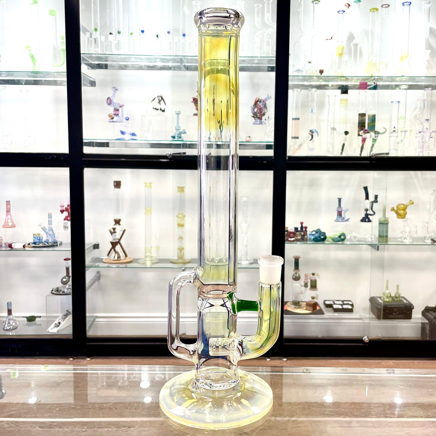 Green Belt Colour Accented Fume Stemline Drain Tube - Mighty Moss