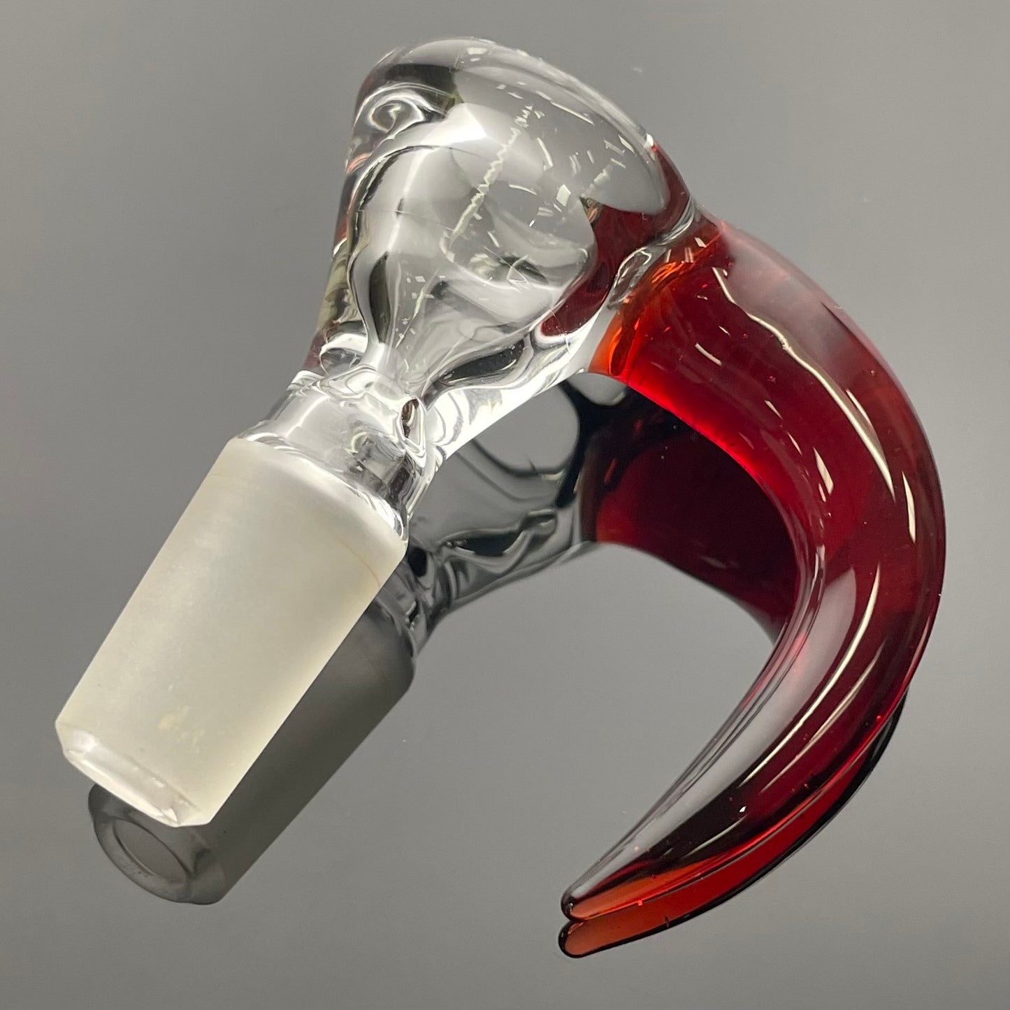 Green Belt Clear Horn Bowl 14mm 1 Hole