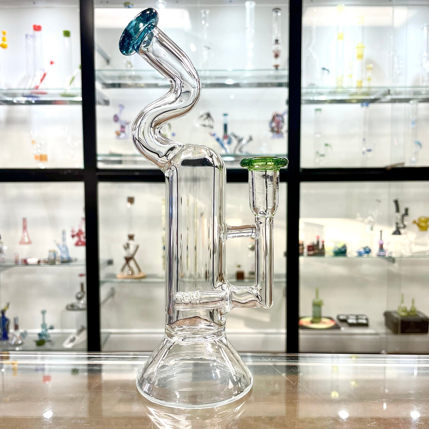 Mimzy Colour Accented Bent Neck Stemline - 14mm (On sale due to small tool marks)