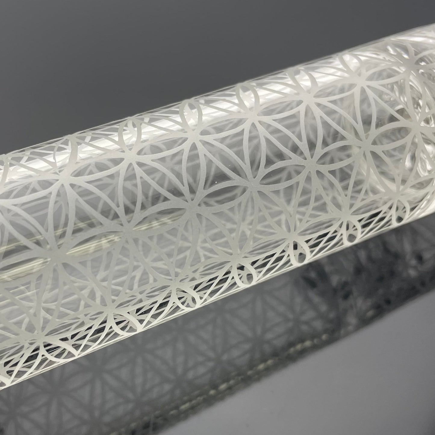 Gnob Glass 38mm 13" Treecycler w/ Sandblasting - #11