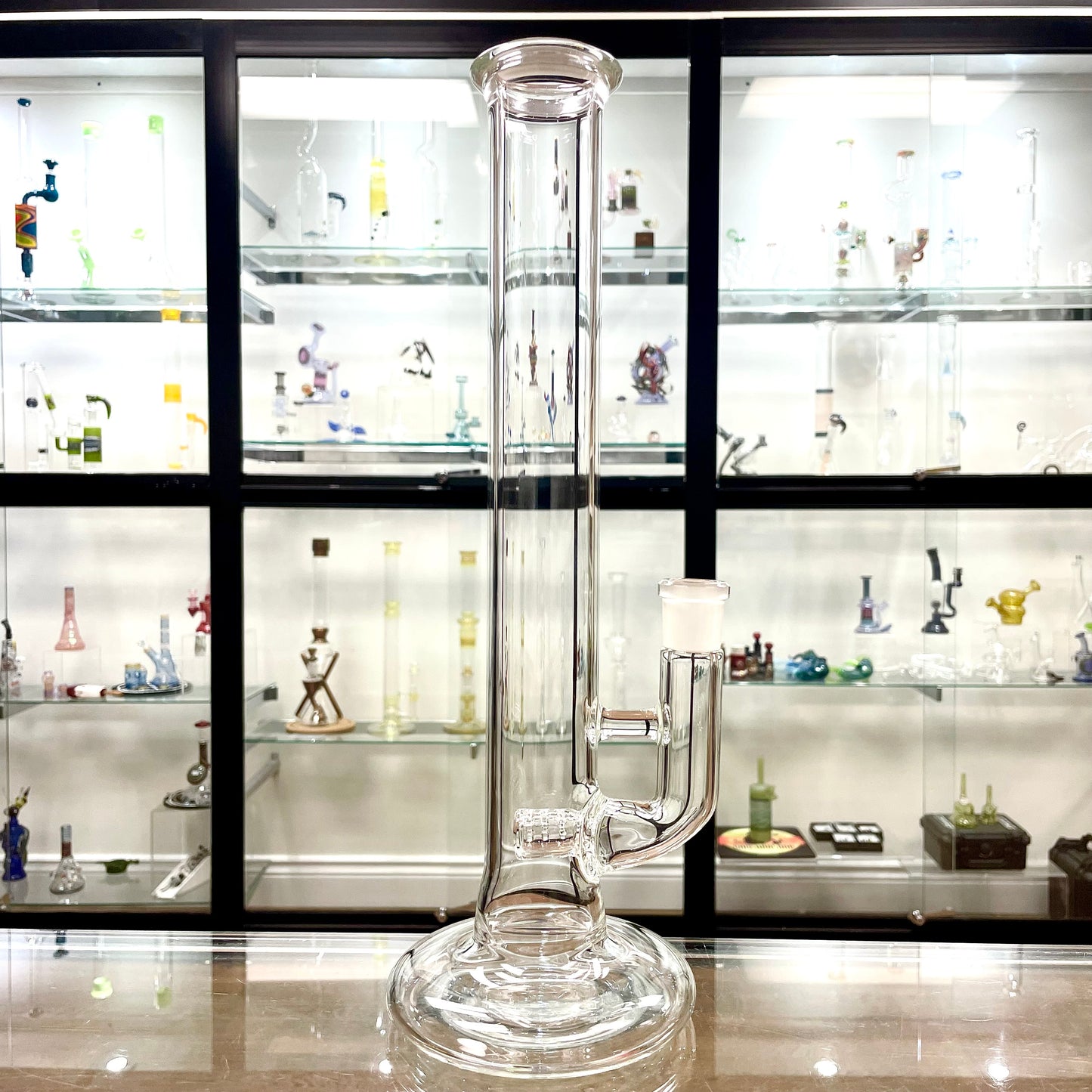 Green Belt 14.5” Clear Hollow Foot Stemline Tube