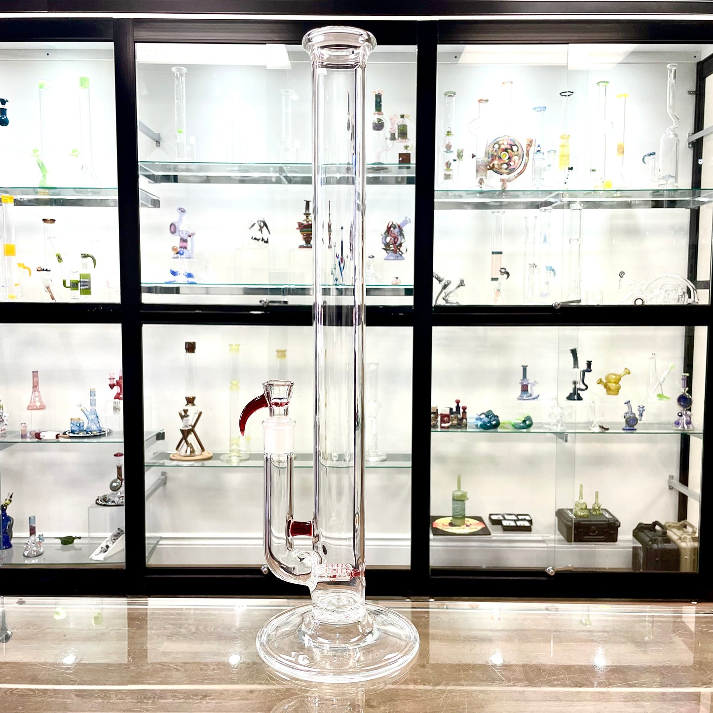 Gore Glass 44mm Partial Colour Accented Dual Stem