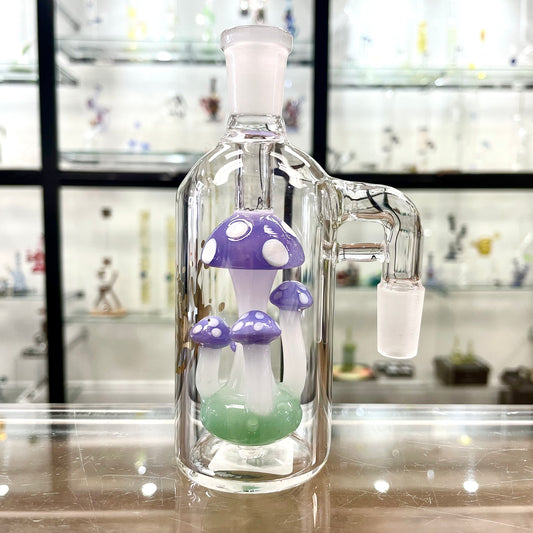 Pulsar 14mm 90 Degree Mushroom Ash Catcher - Purple