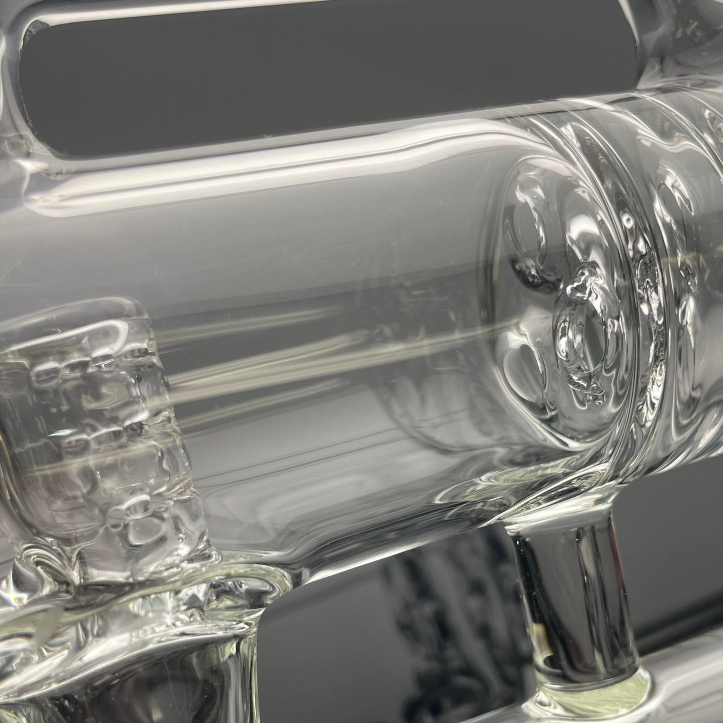 Green Belt Clear Blooper Stemline Tube w/ Drain