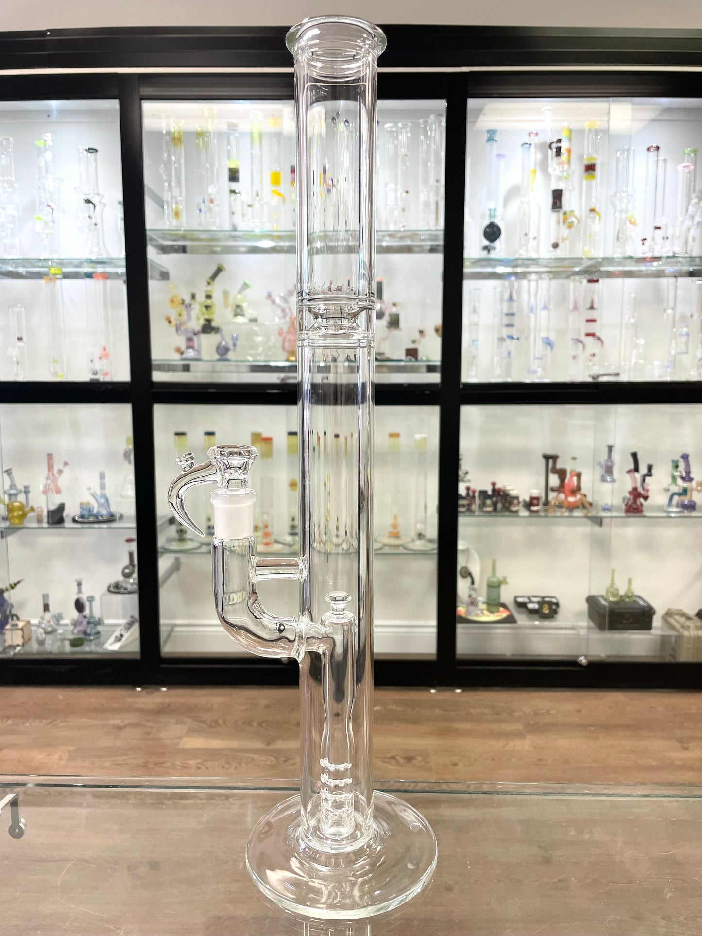 Jamms Straight Tube w/ Staircase Perc - Clear