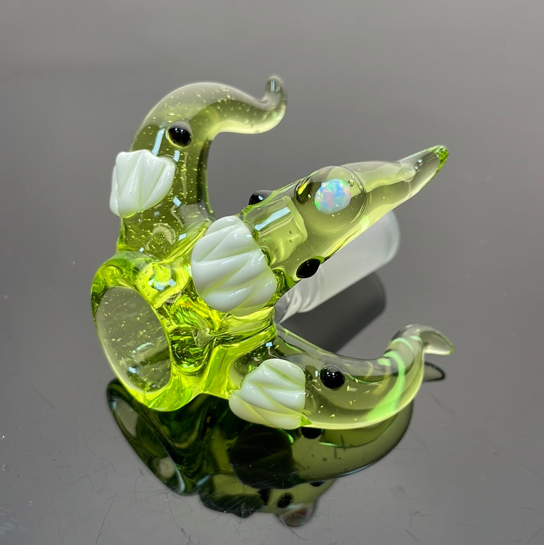 Kahuna Three Headed Scalien Bowl w/ Opal 18mm 4 Hole - Haterade