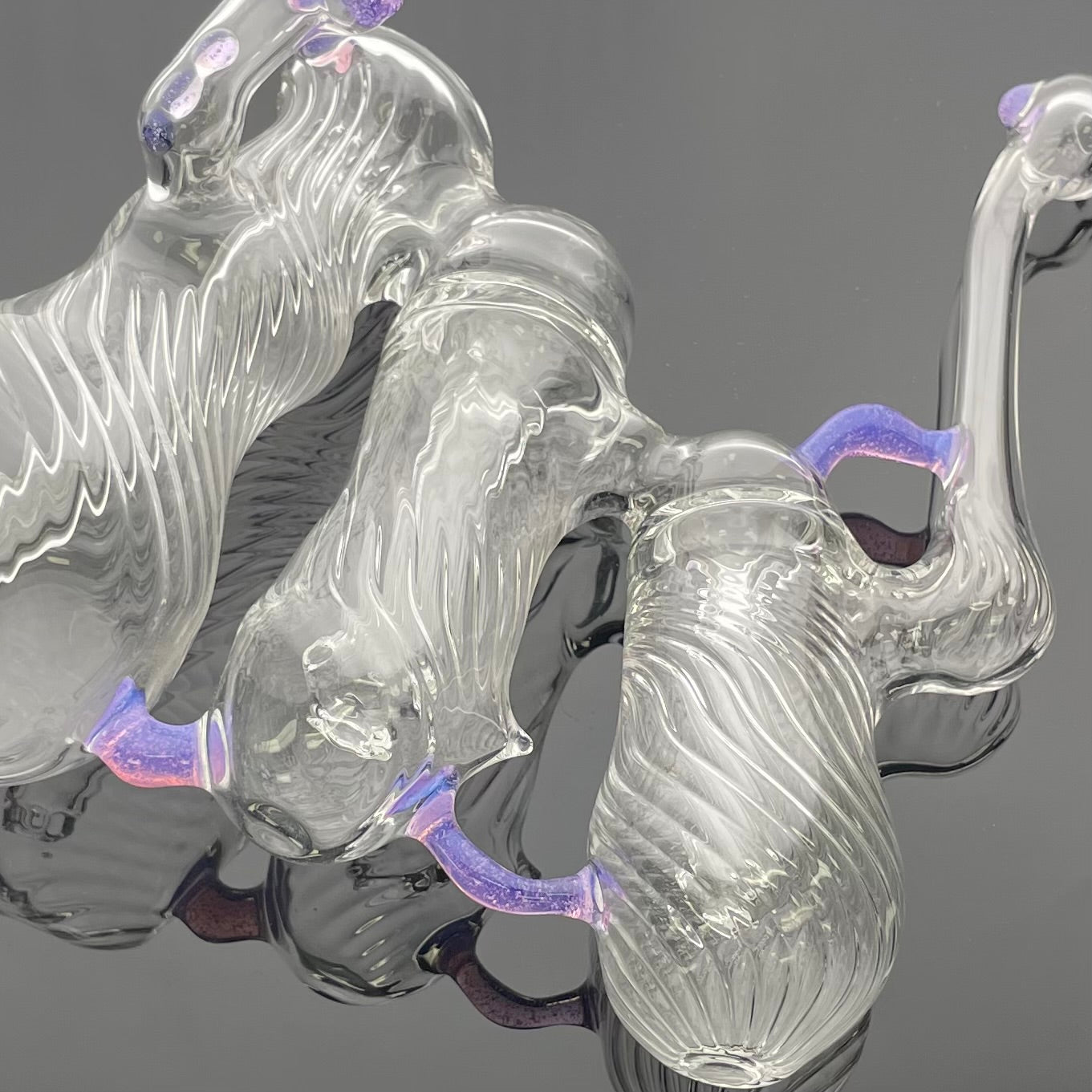 Gibson's Triple Bubbler w/ Pink Slyme Accents