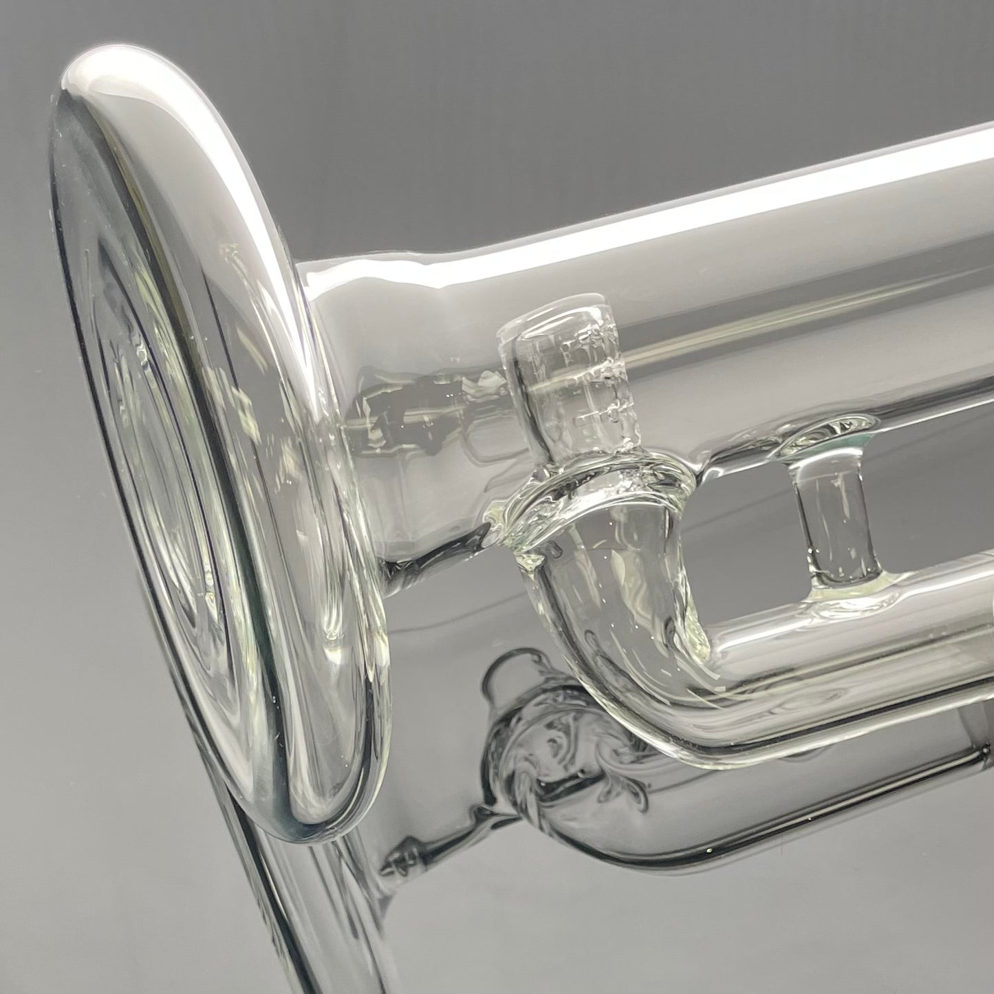 Green Belt 14.5” Clear Hollow Foot Stemline Tube