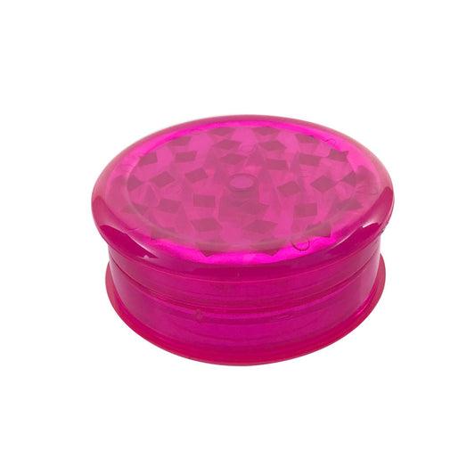 Acrylic 3-Piece Grinder with Storage - Pink