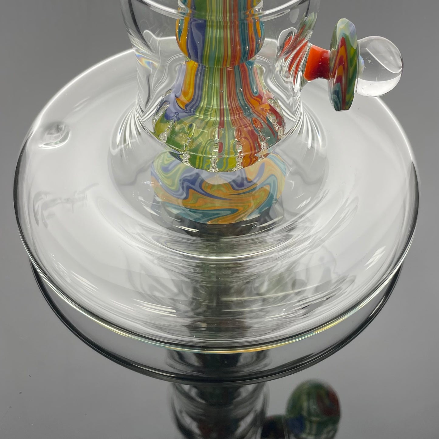 Blazed Worked King Bubbler - Unicorn Poop