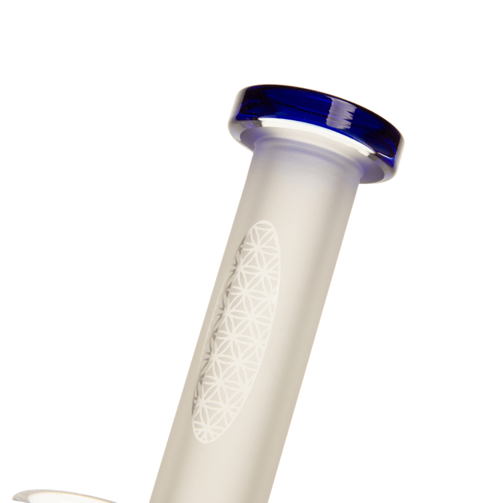 Unbranded 10” Frosted Pump Bong w/ Showerhead Percolator w/ 14mm Bowl