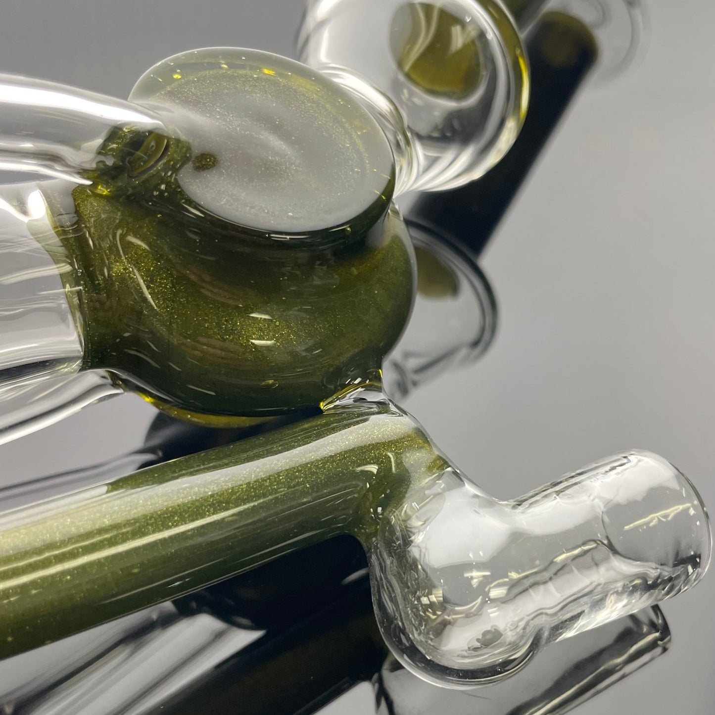 Eka Glass Lil' Dipper Rig - Bio Diesel Sparkle
