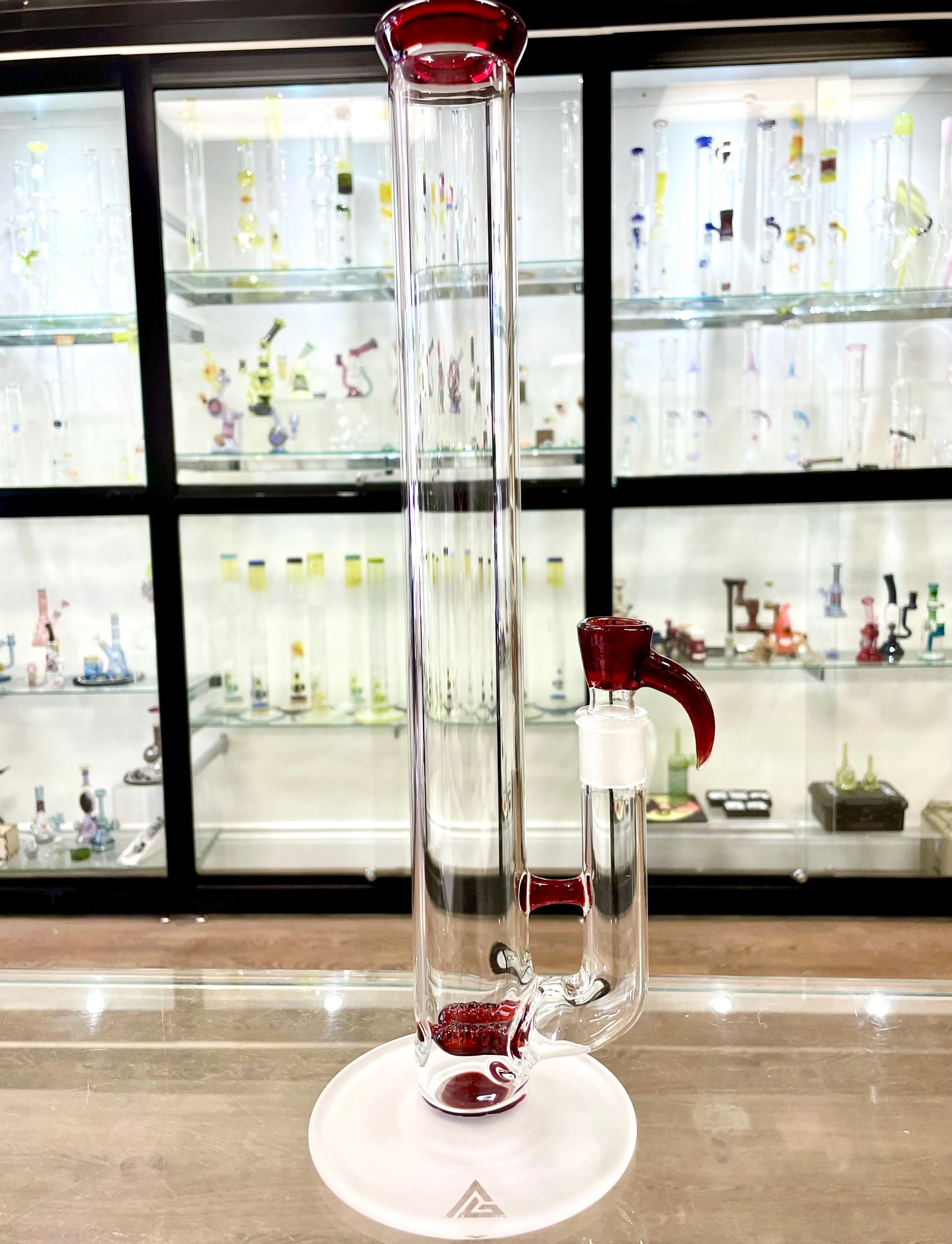 Gore Glass Colour Accented Dual Stem