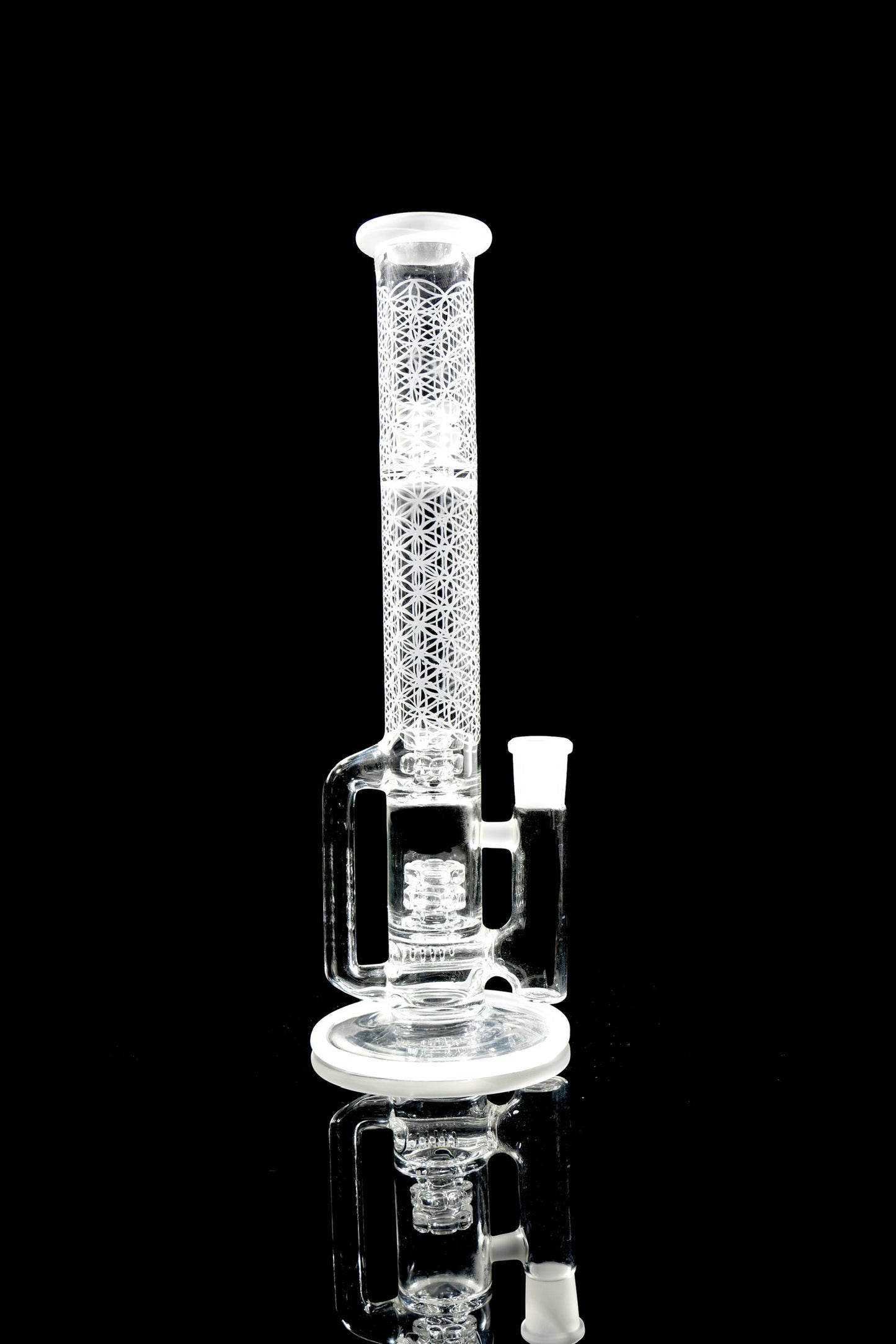 Gnob Glass 38mm 13" Treecycler w/ Sandblasting - 11
