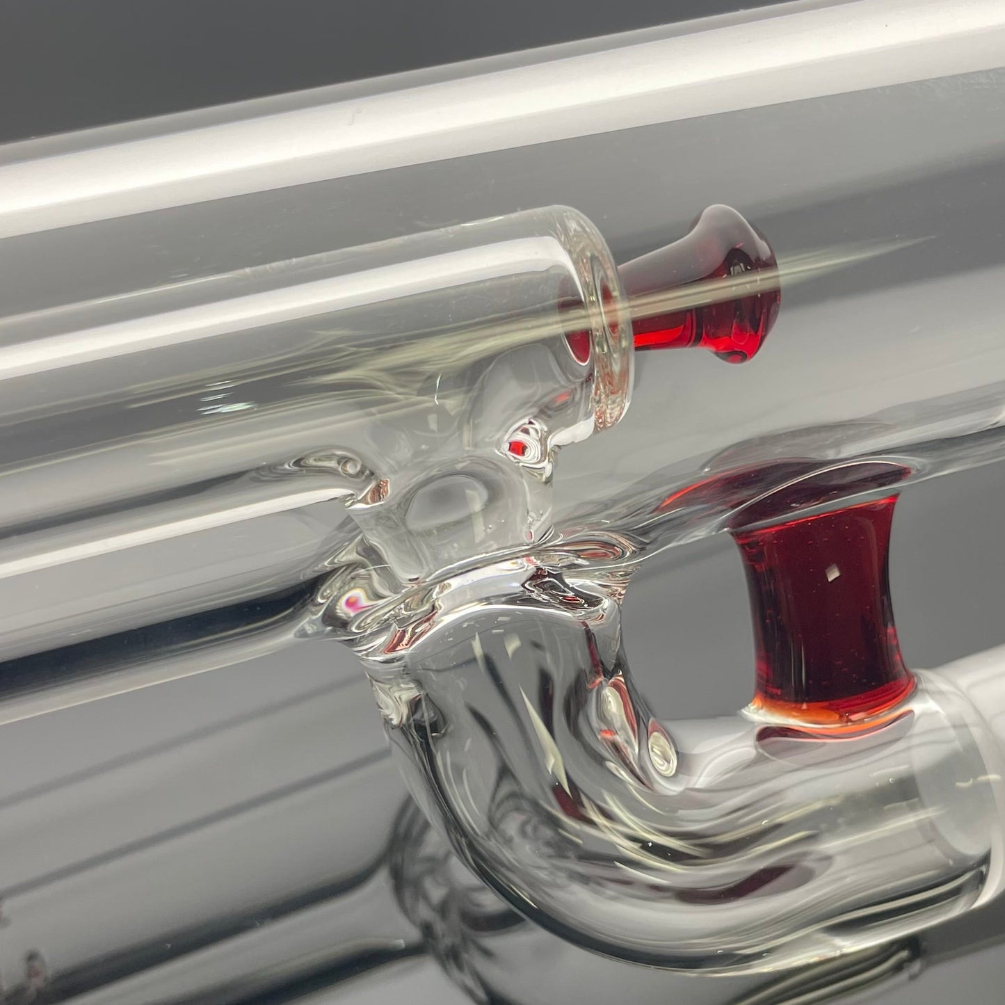 Jamms Straight Tube w/ 360° Pillar Perc - Pomegranate