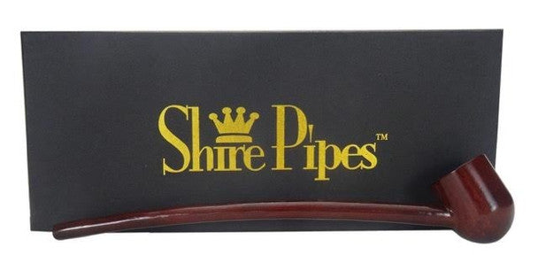 Shire Pipe - 9" Deep Bowl Churchwarden Rosewood Hand Pipe