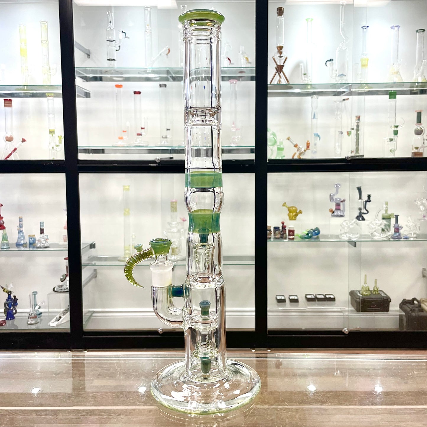 Jamms Full Accent Double Diamond Perc Tube w/ Colour Bands - IO Star