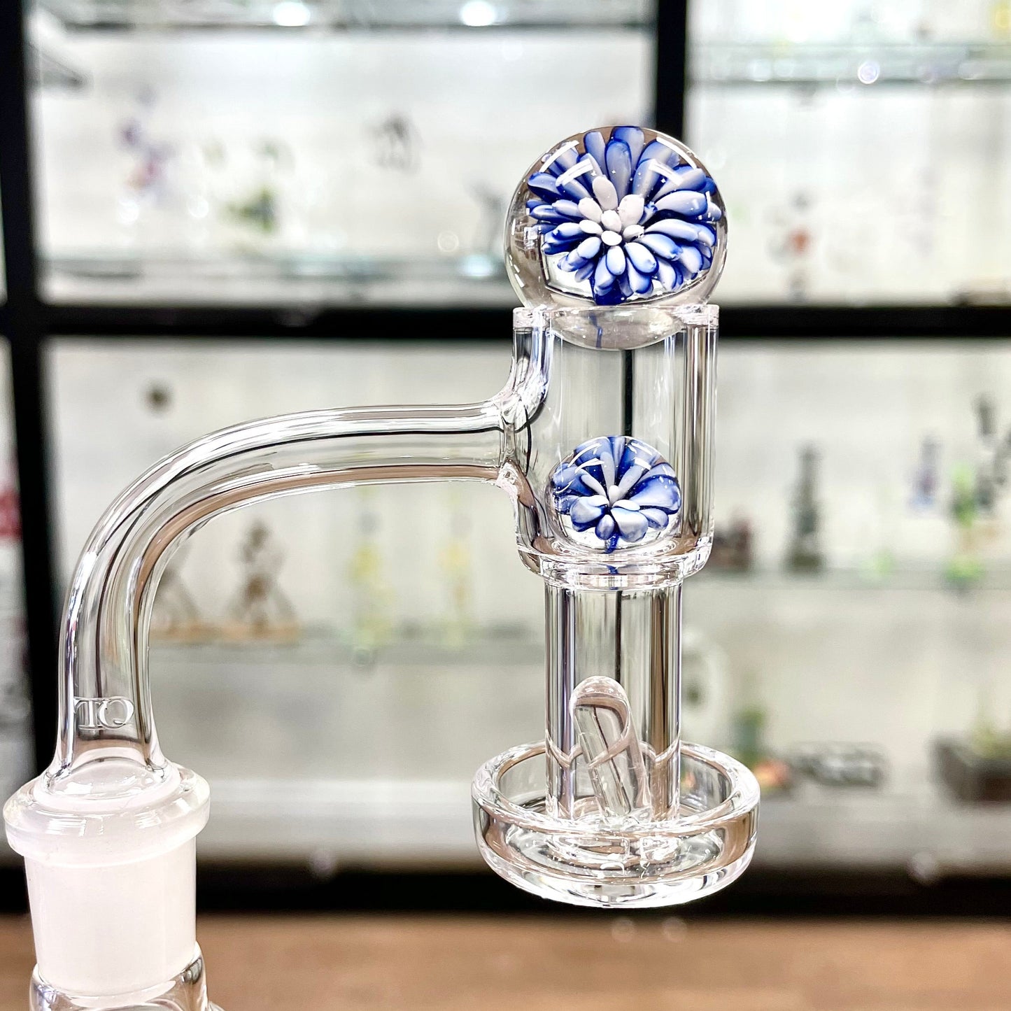 Unbranded Marble Slurper Set w/ Flower Implosion - 3pc