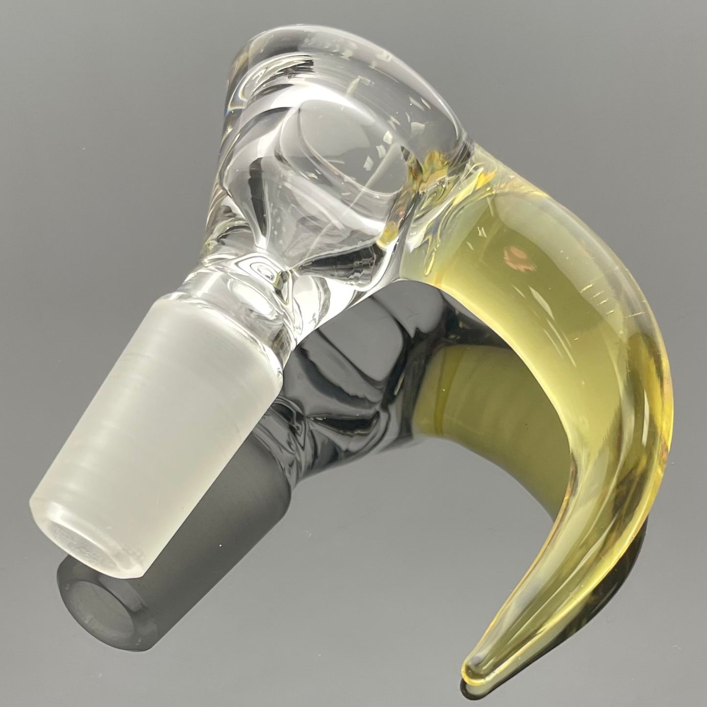 Green Belt Clear Horn Bowl 14mm 1 Hole