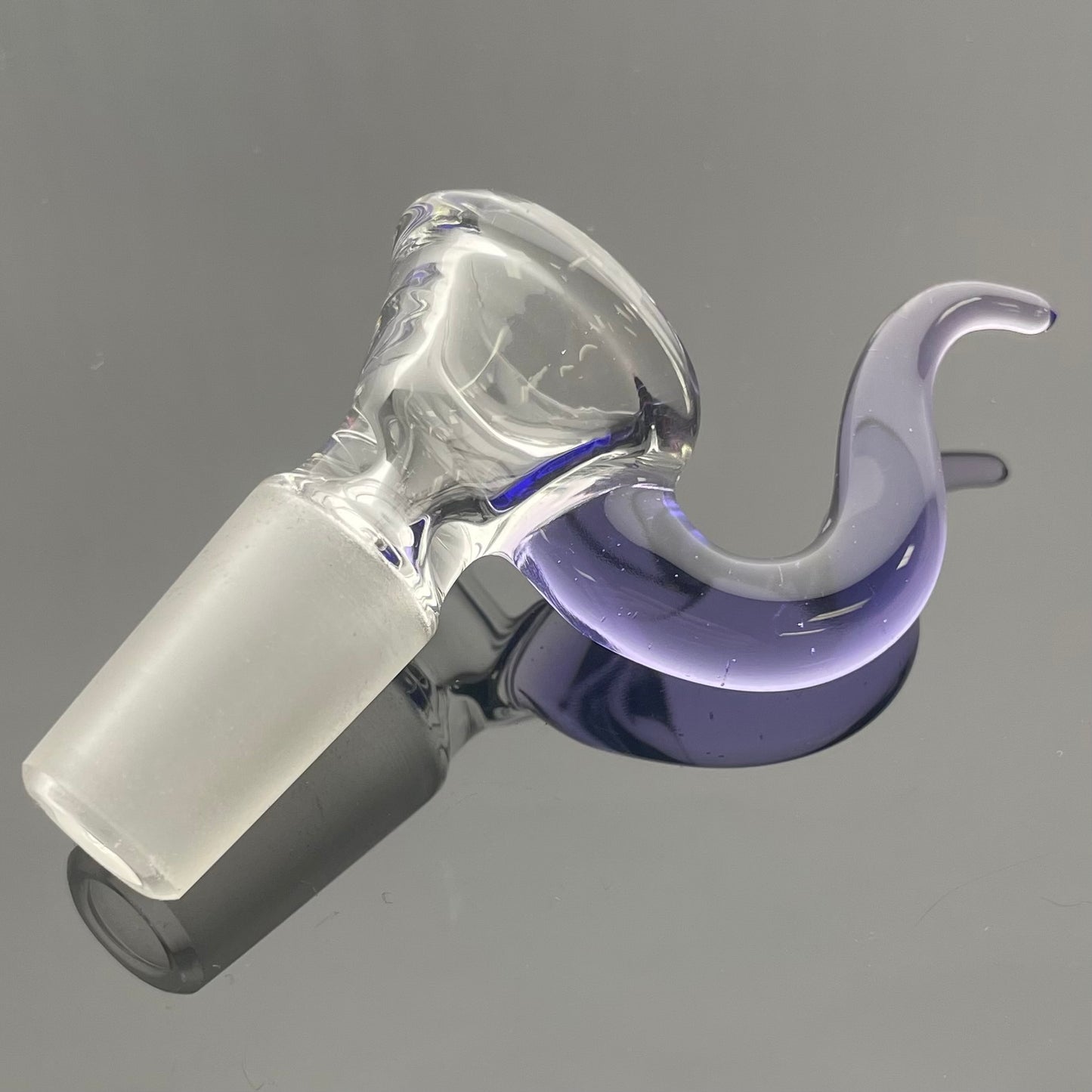 Discobox Clear Bowl w/ Horn 14mm 1 Hole