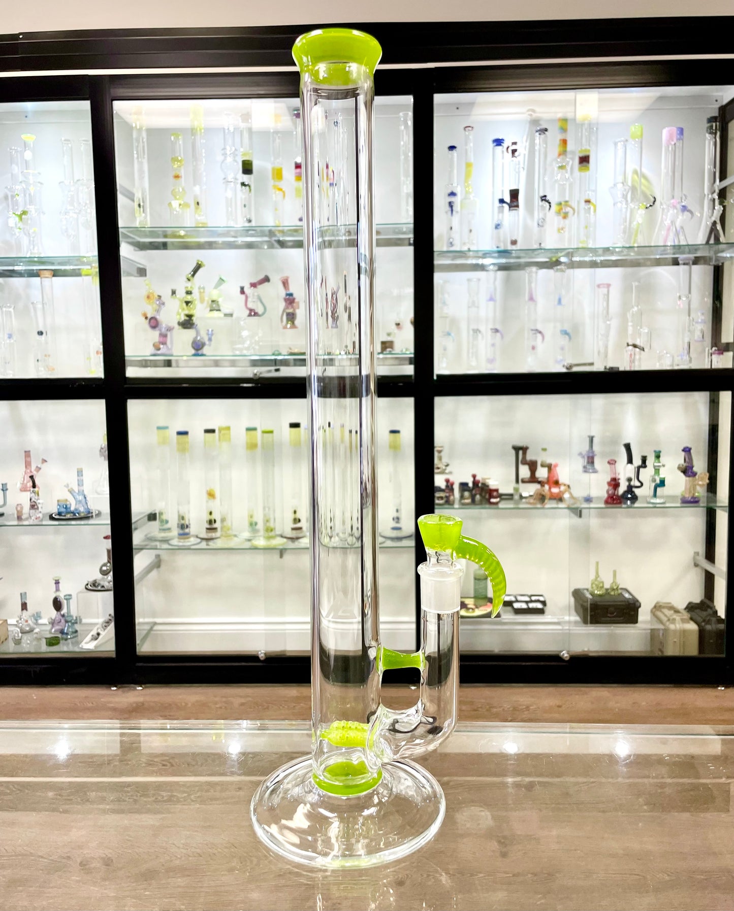 Gore Glass Colour Accented Dual Stem