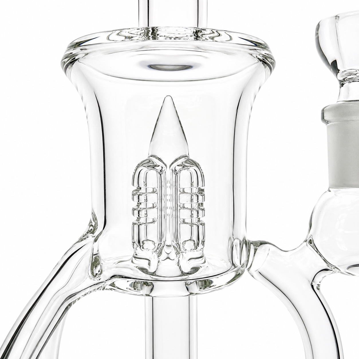 Sovereignty Dual Drain Mini Hornet Stemline 8mm 6 Cut UpGrid to Splash Guard Clear Tube