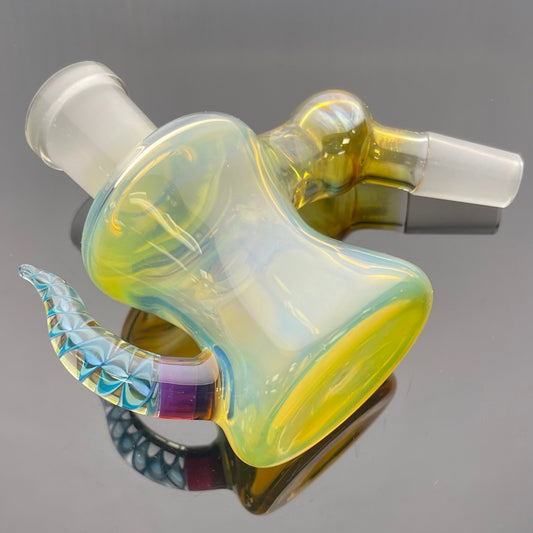 Mooks Glass 14mm 45 Male to 18mm Female Fumed Ash Catcher