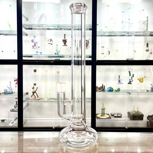 Green Belt 15.5” Clear Hollow Foot Stemline Tube