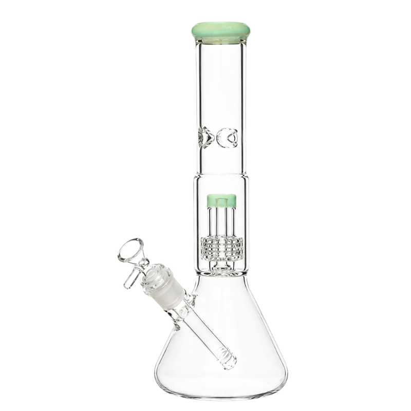 Unbranded 14" 5mm Matrix Perc Beaker w/ 14mm Bowl - Various Colours