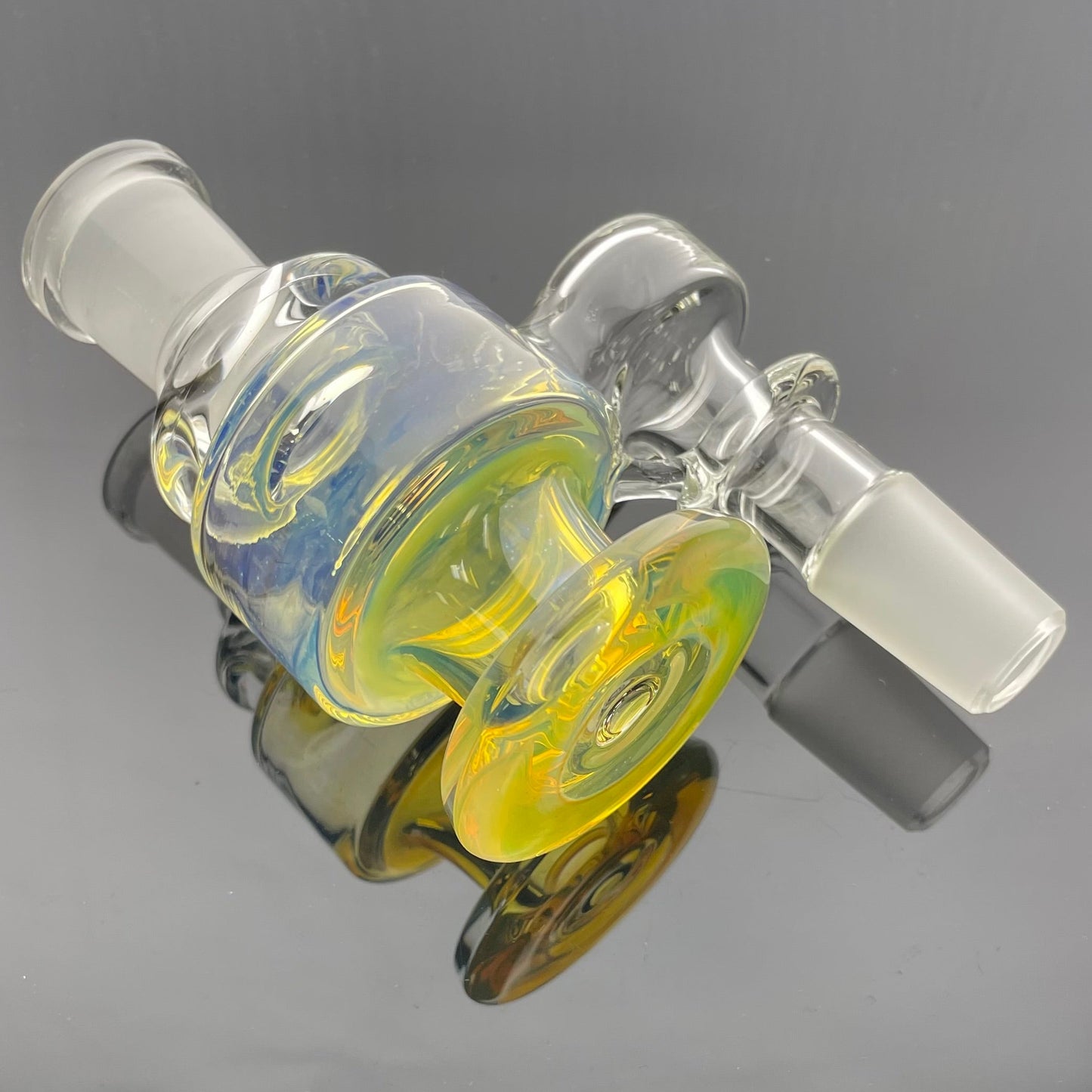 Discobox 18mm 90 Degree Fumed Ash Catcher