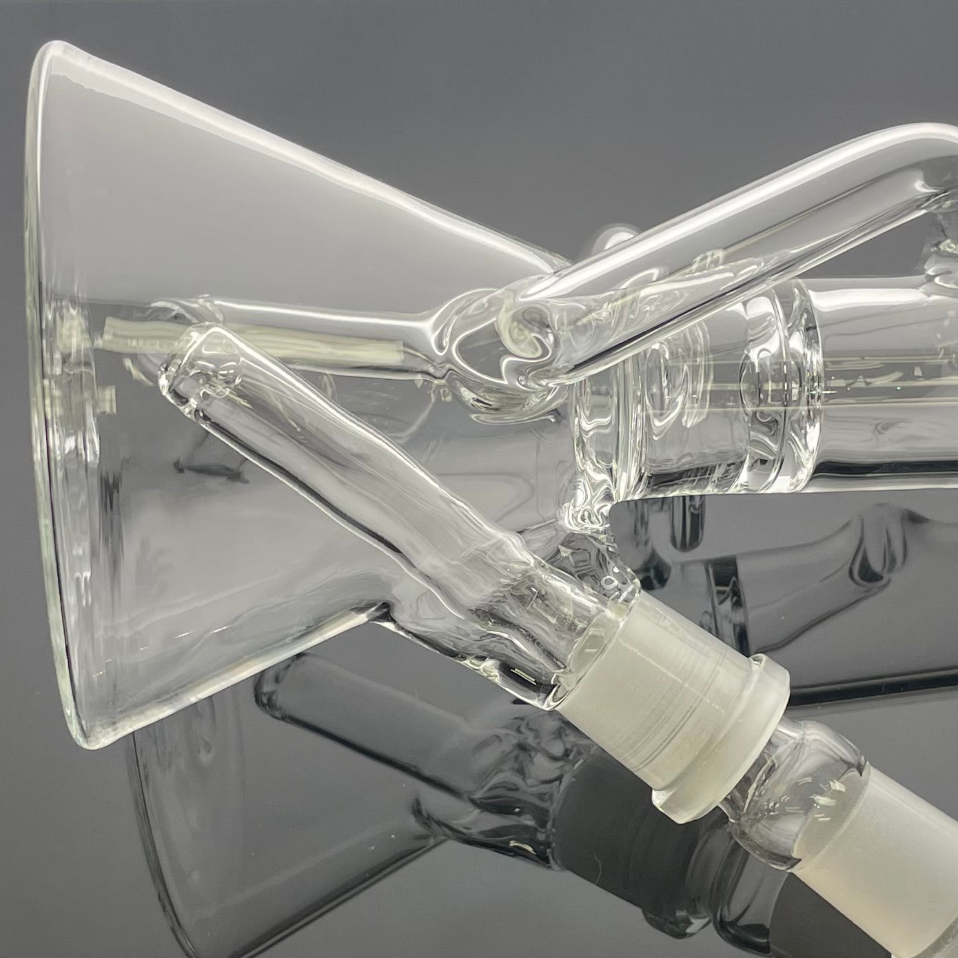 Discobox Colour Accented Removable Double Recycler Beaker - Sea Slyme