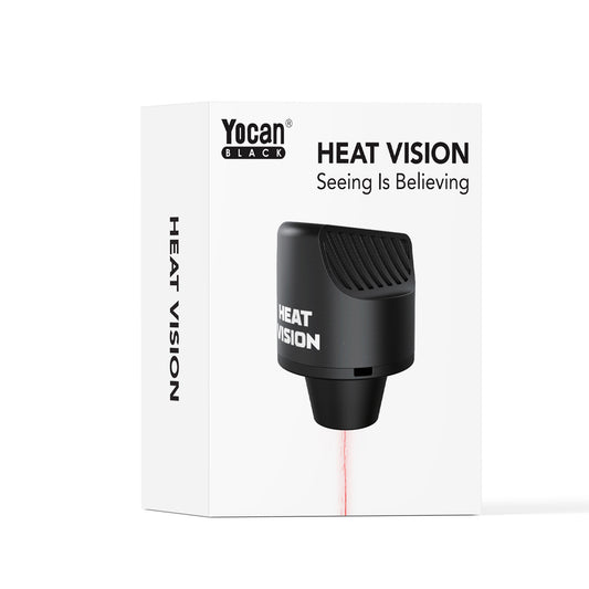 Yocan Black Heat Vision Thermometer Carb Cap Heat Vision Temperature Reader - Black