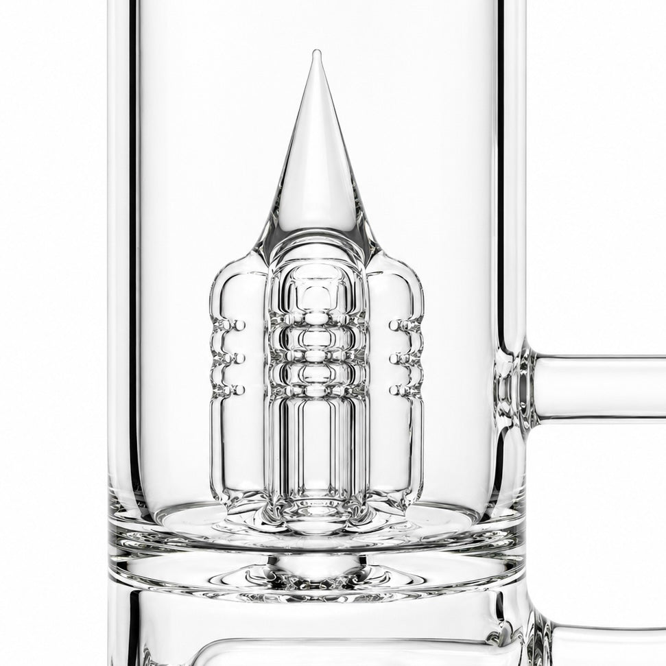 Sovereignty Mini60D Stemline 16mm 6 Cut DownGrid to Inverted 4 Bent Neck Clear Tube