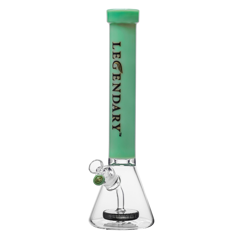 Legendary 16" 5mm Showerhead Beaker w/ Colour Accents
