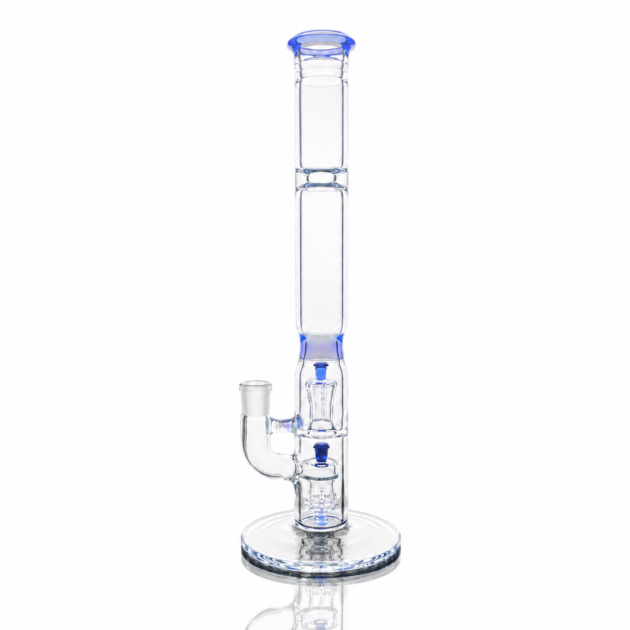 Jamms Full Accent Double Diamond Tube w/ Colour Band & Restriction - Neptune