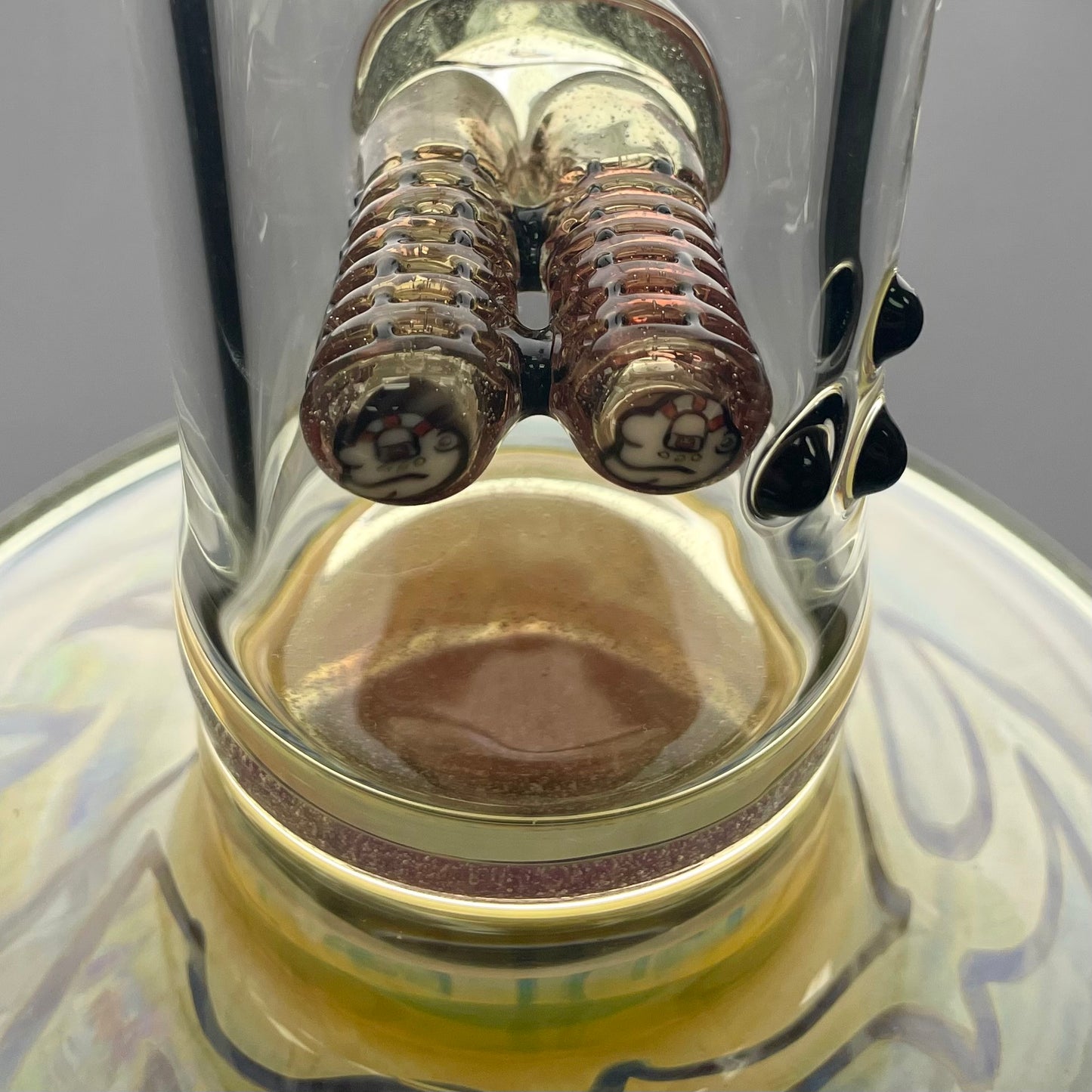 Mafe Fully Accented Dual Stem Tube - "Icy Grapes"