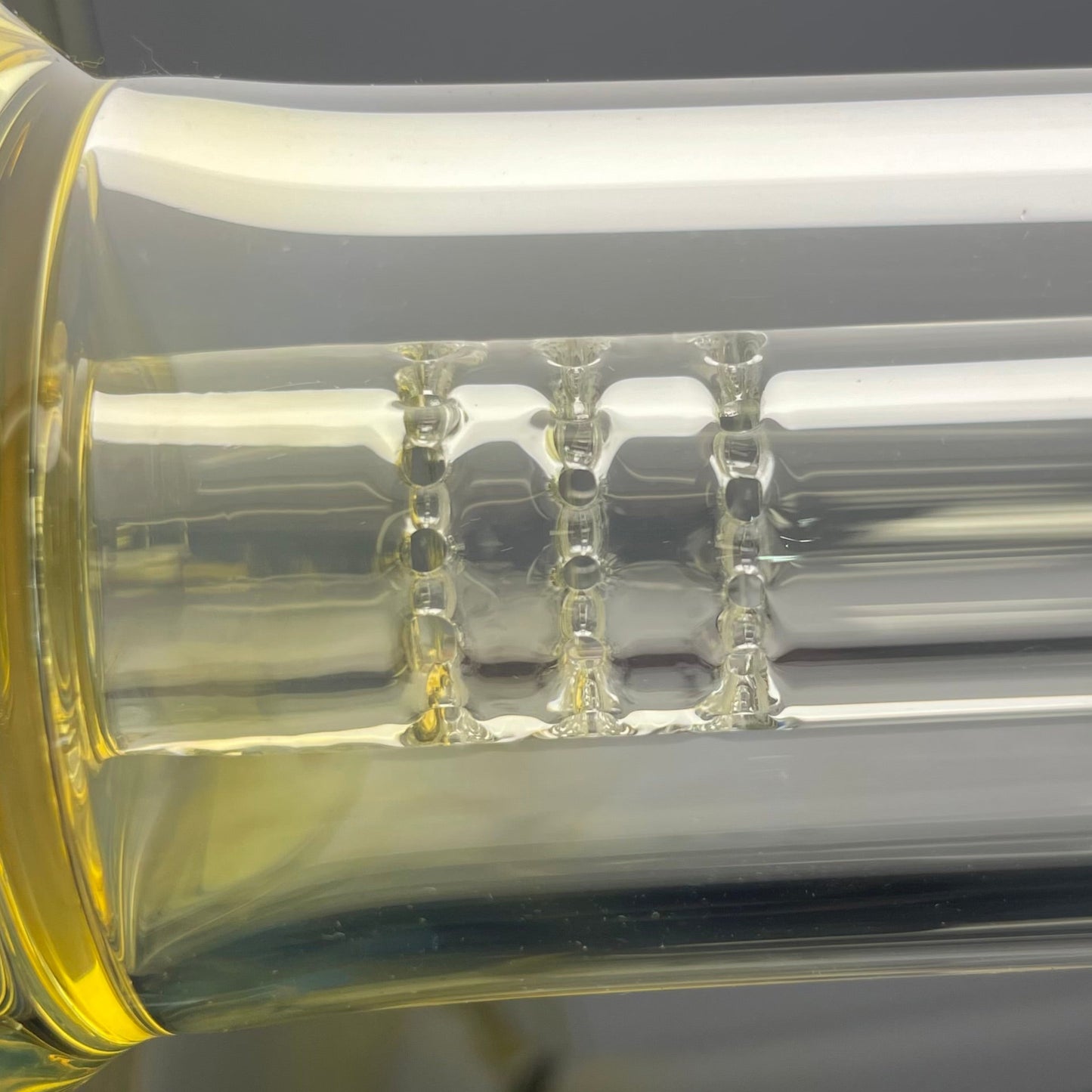 Jamms Straight Tube w/ 360° Pillar Perc - Clear w/ Fuming