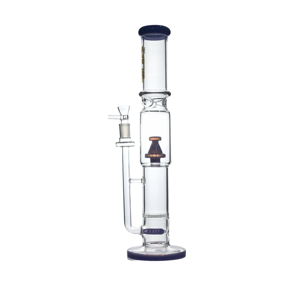 18" Marley Tailspin Stemline & Honeycomb Perc Tube - Various Colours