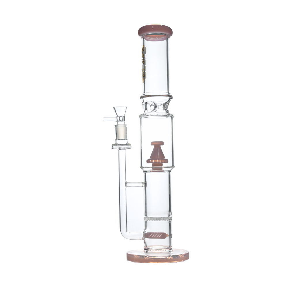 18" Marley Tailspin Stemline & Honeycomb Perc Tube - Various Colours