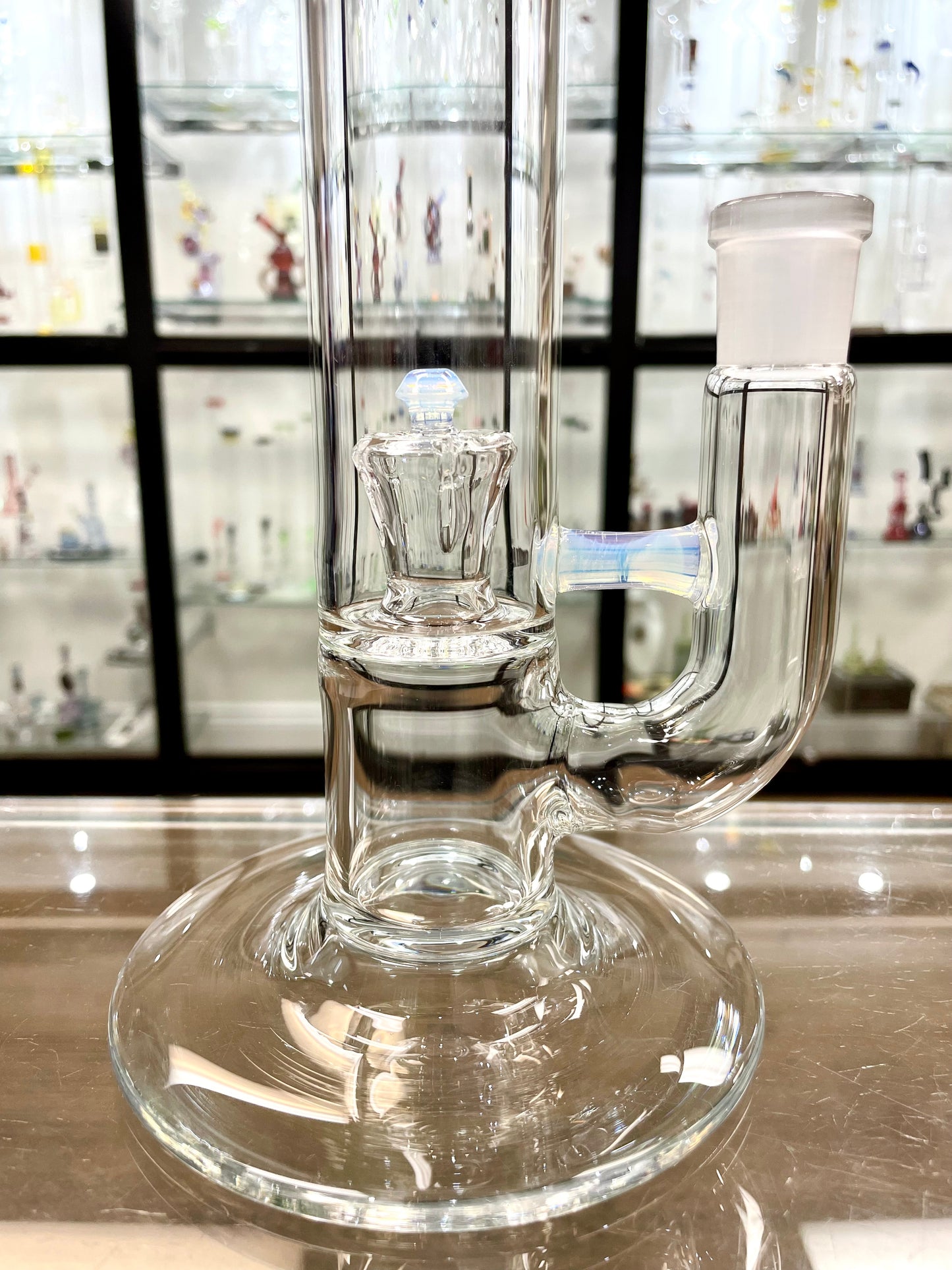 Jamms Straight Tube w/ Natty Nub Perc - Moonstone