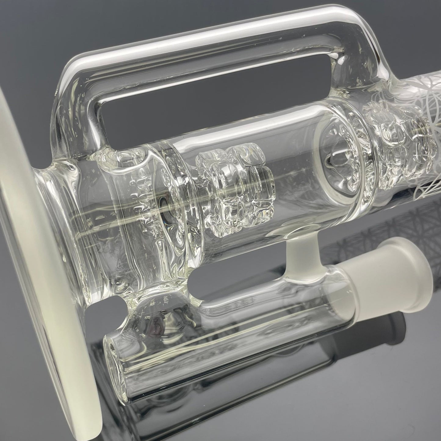 Gnob Glass 38mm 13" Treecycler w/ Sandblasting - #11