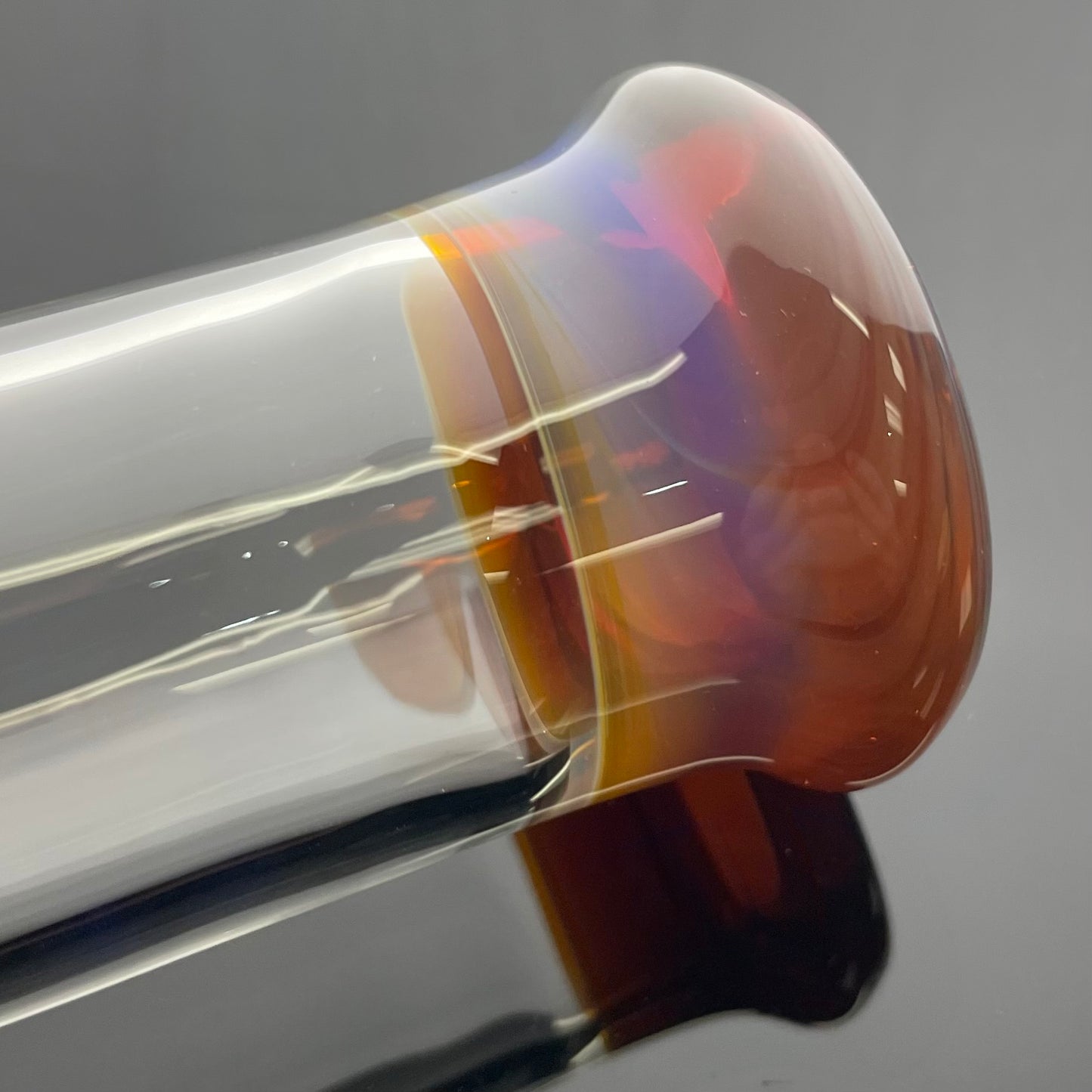 Green Belt Colour Accented Stemline Tube w/ Imperial - Amber Purple