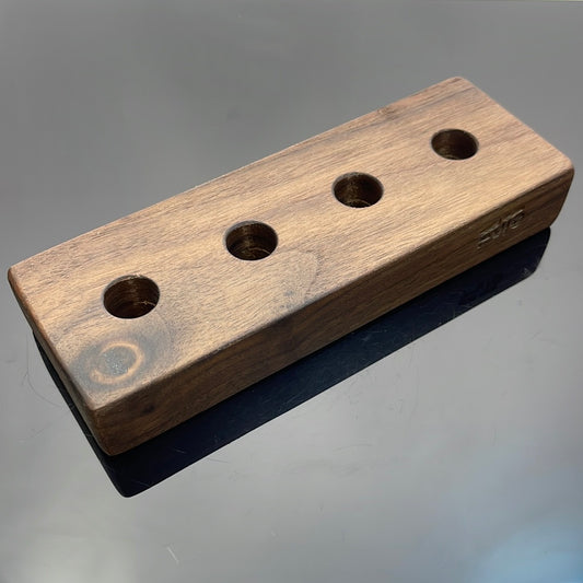 Futo 4 Hole Bowl Stand - 14mm Walnut