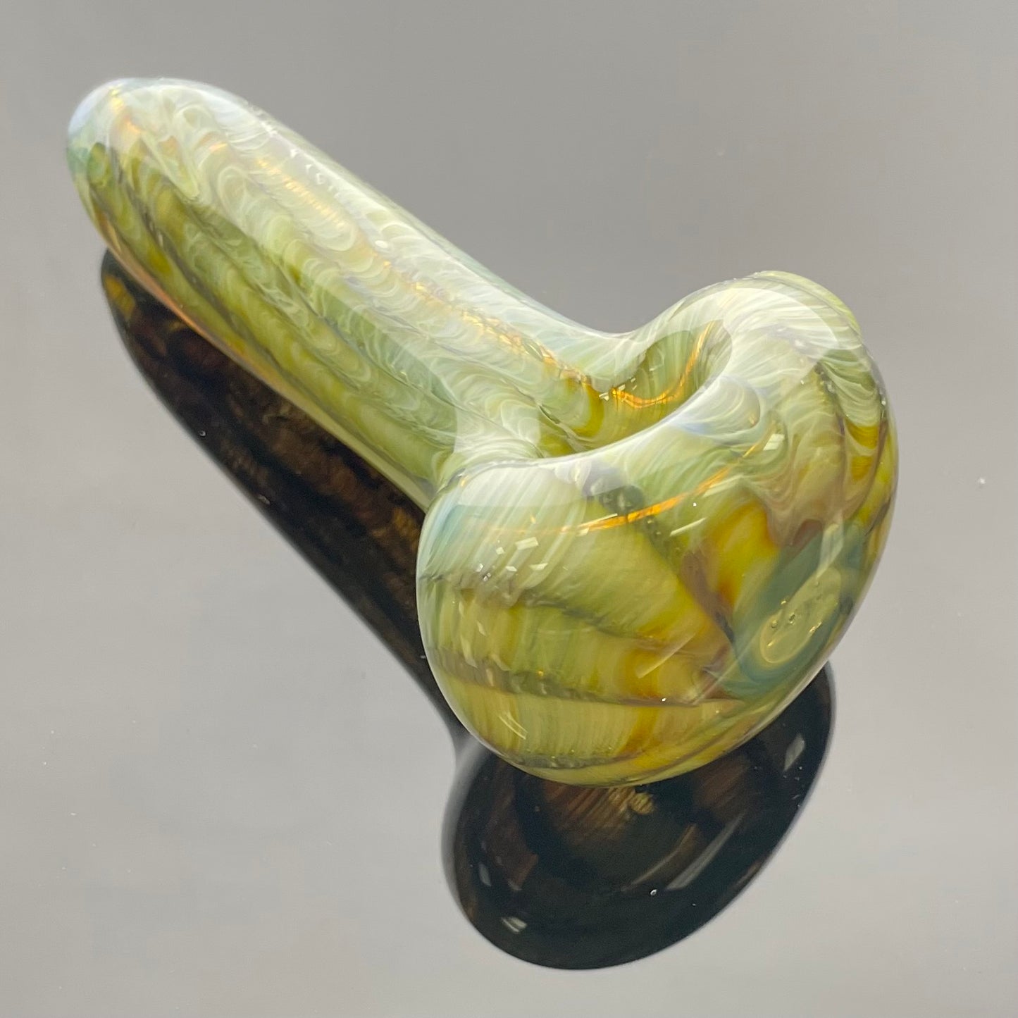 KG Glass 4.25" Thick Wrap & Rake Hand Pipe