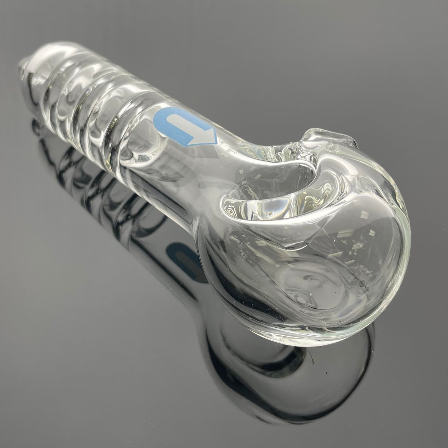 Grav Labs 5" Basic Upline Spoon Hand Pipe - Blue Logo
