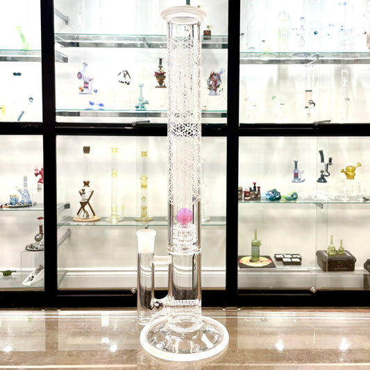 Gnob Glass 44mm Reactor Stemline w/ Sandblasting - #9 - Discounted due to small chip on joint