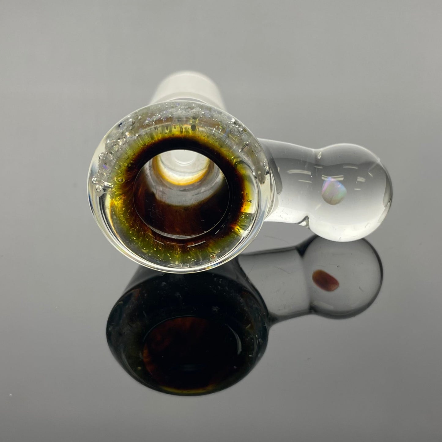 Green Belt 18mm Single Hole Crushed Opal Bowl